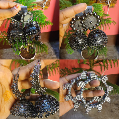 Oxidise Jhumka collection 😍