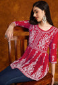 Embroidered women top